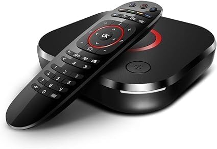 Infomir Mag 544W3 rear ports show Ethernet and USB for local media sharing.