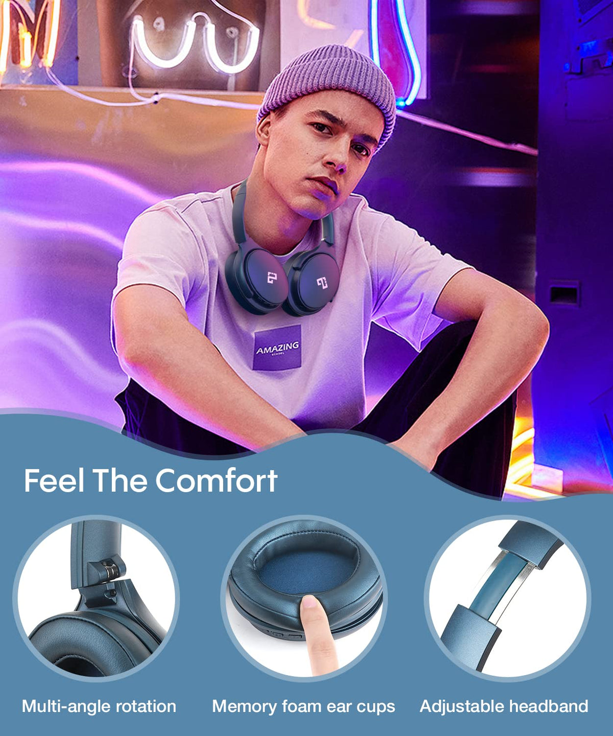 INFURTURE worn by commuter demonstrating noise reduction while traveling