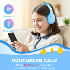 INFURTURE Bluetooth 5.3 delivers stable wireless connection for kids.