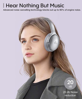 INFURTURE close-up of earcup memory foam and protein leather for long comfort