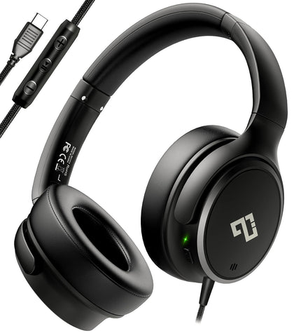 INFURTURE front view showing sleek headset and compact profile, comfortable listening benefit