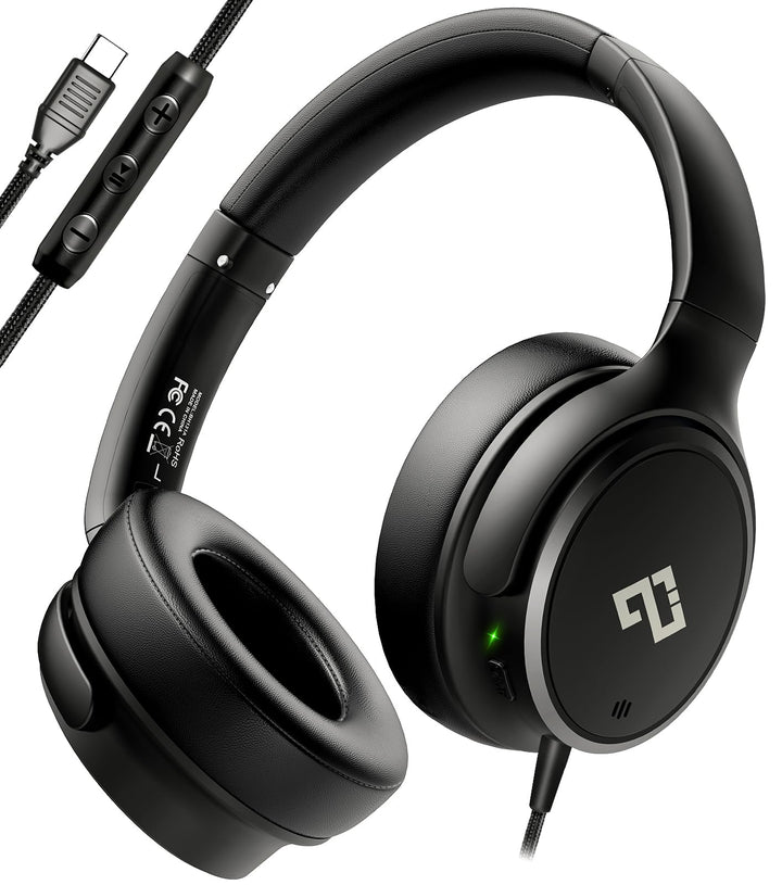 INFURTURE front view showing sleek headset and compact profile, comfortable listening benefit