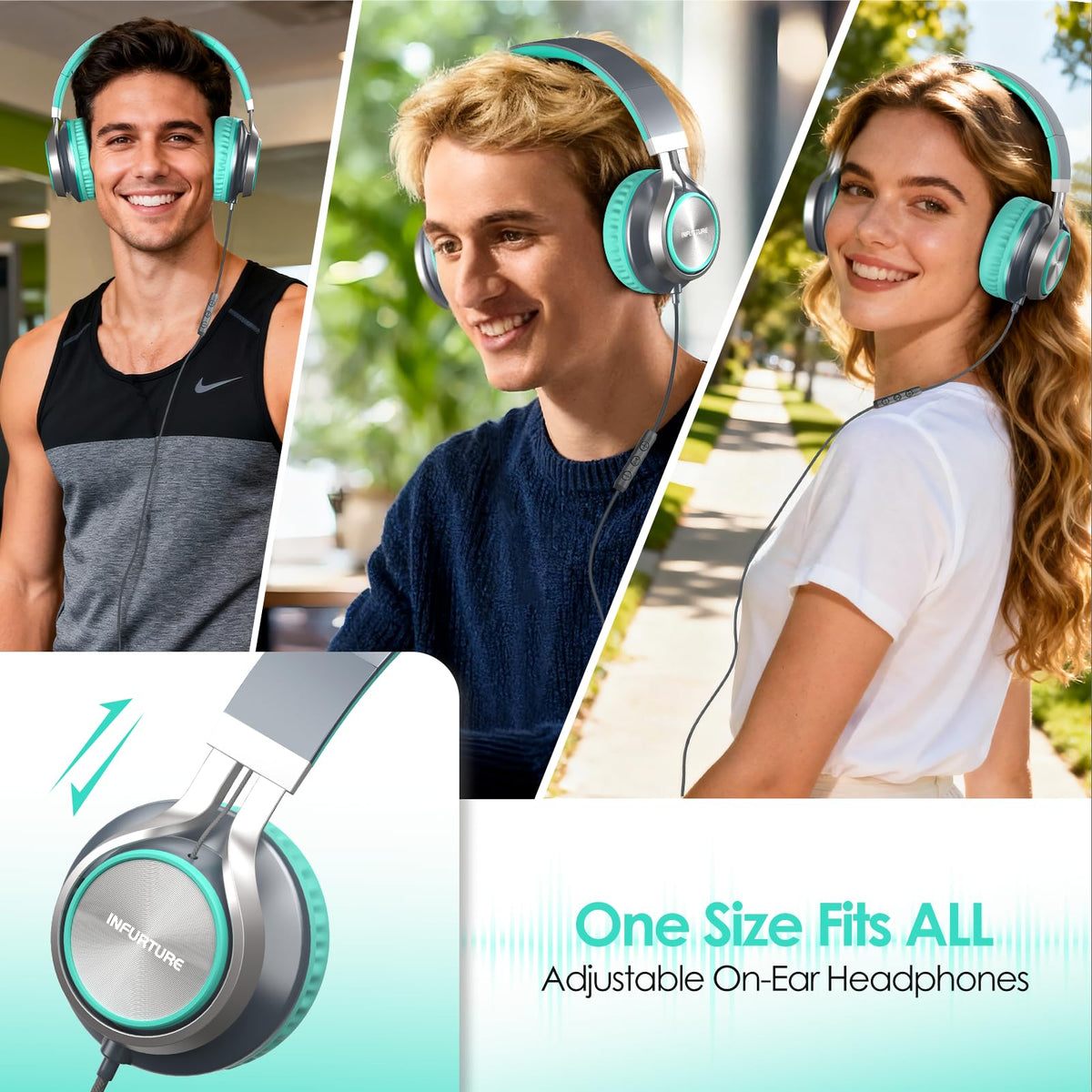 Infurture USB-C headphones rugged build withstands daily wear