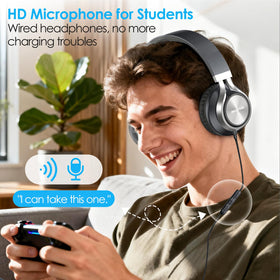 INFURTURE USB-C headphones with flat cable and rugged build detail