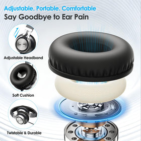 INFURTURE USB-C headphones with mic in car emphasizing hands-free calls