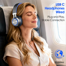 INFURTURE USB-C headphones compatible with USB-C devices like tablets and phones