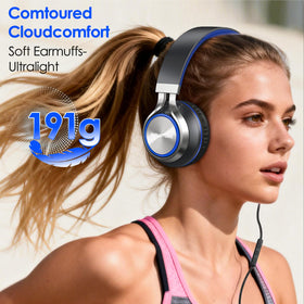 INFURTURE USB-C headphones with inline mic on a cable for hands-free chat