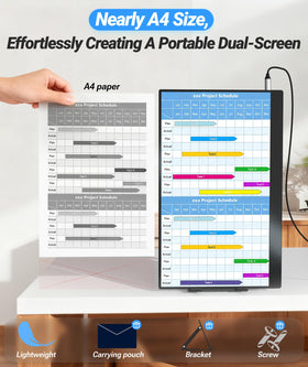 Ingnok 15.6 inch FHD IPS display delivers crisp visuals for work and entertainment.