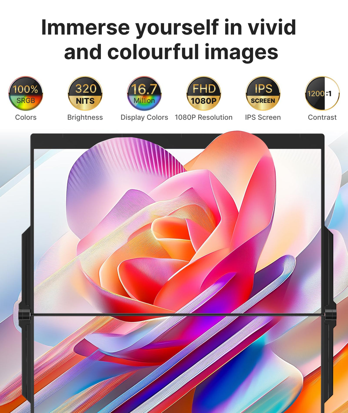 Ingnok dual-monitor split-screen-mode enables efficient multitasking workflows.