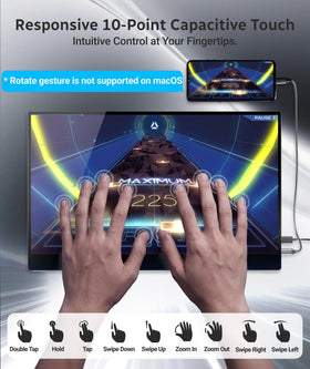 Vibrant FHD IPS visuals with DC dimming for extended sessions on Ingnok