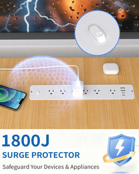 Inhwatek flush-mount outlet on a side table keeps spaces clean