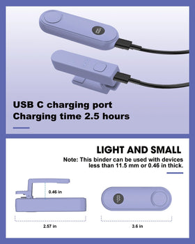 Inncarvs remote held in hand shows compact clip-on design