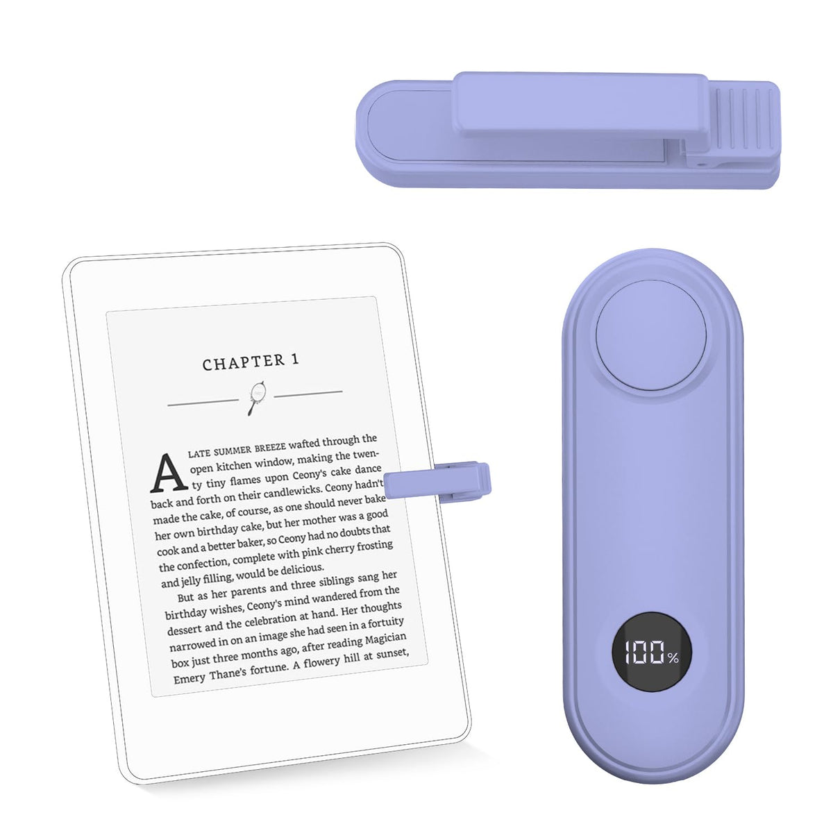 Inncarvs remote page turner with Kindle clip for seamless page turning