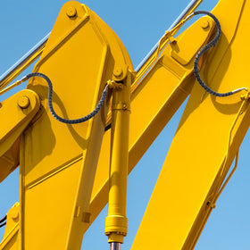 Innconee on a jobsite organizing cables showing professional tidy appearance benefit