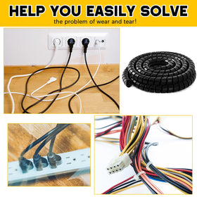 Innconee cable management solution keeps wires tidy in home and industrial spaces.