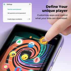 innioasis 4-inch touchscreen enables simple navigation and video playback