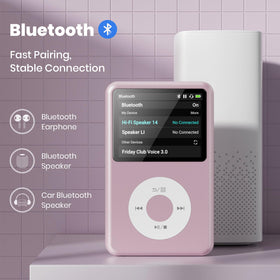 innioasis 64gb mp3 player compact pocket size for easy carry.