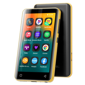innioasis 80gb mp3 player front display for easy navigation and quick music access.