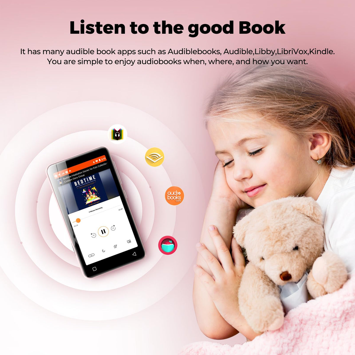 innioasis bluetooth and wifi pink body ensuring stable wireless connection.