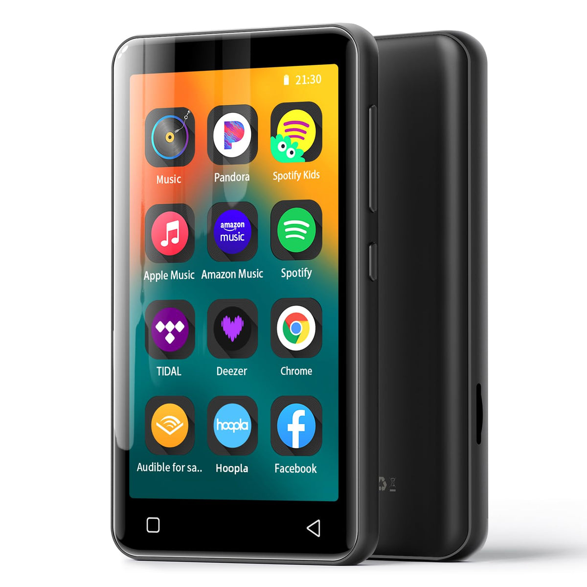 Innioasis G1 4-inch touchscreen display for easy navigation and on-device playback.