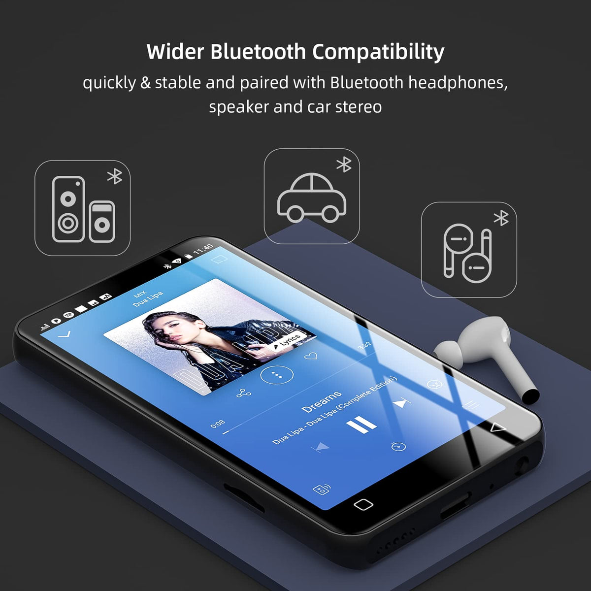 Innioasis G1 80GB built-in storage with SD expansion up to 1TB.