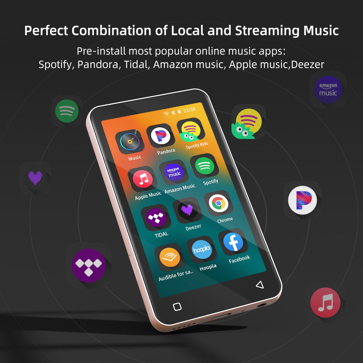 innioasis g1 bluetooth 4.2 for quick pairing with headphones or speakers