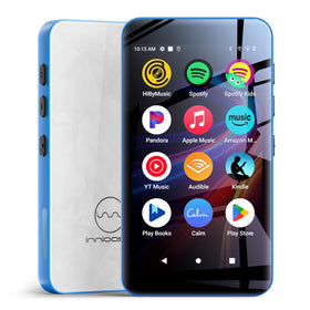 innioasis G5 blue front view with 4-inch touch screen for kid-friendly use