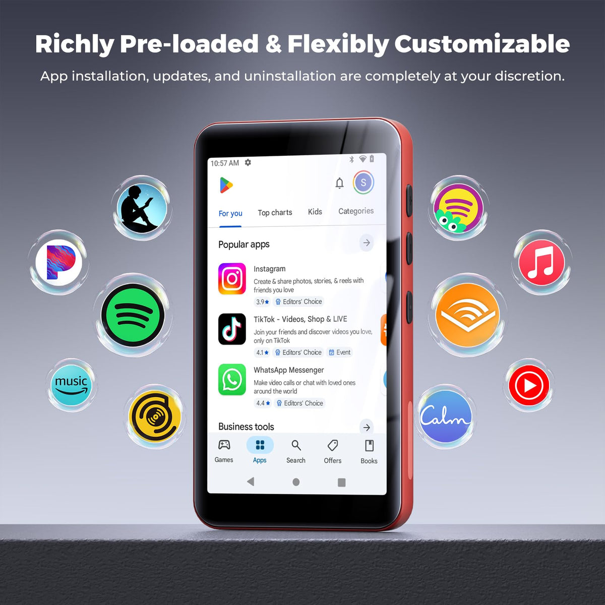 innioasis G5 Parental Control app screen for safe, guided kid usage