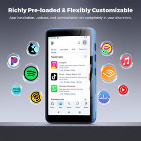 innioasis G5 screen showing Spotify and Pandora streaming