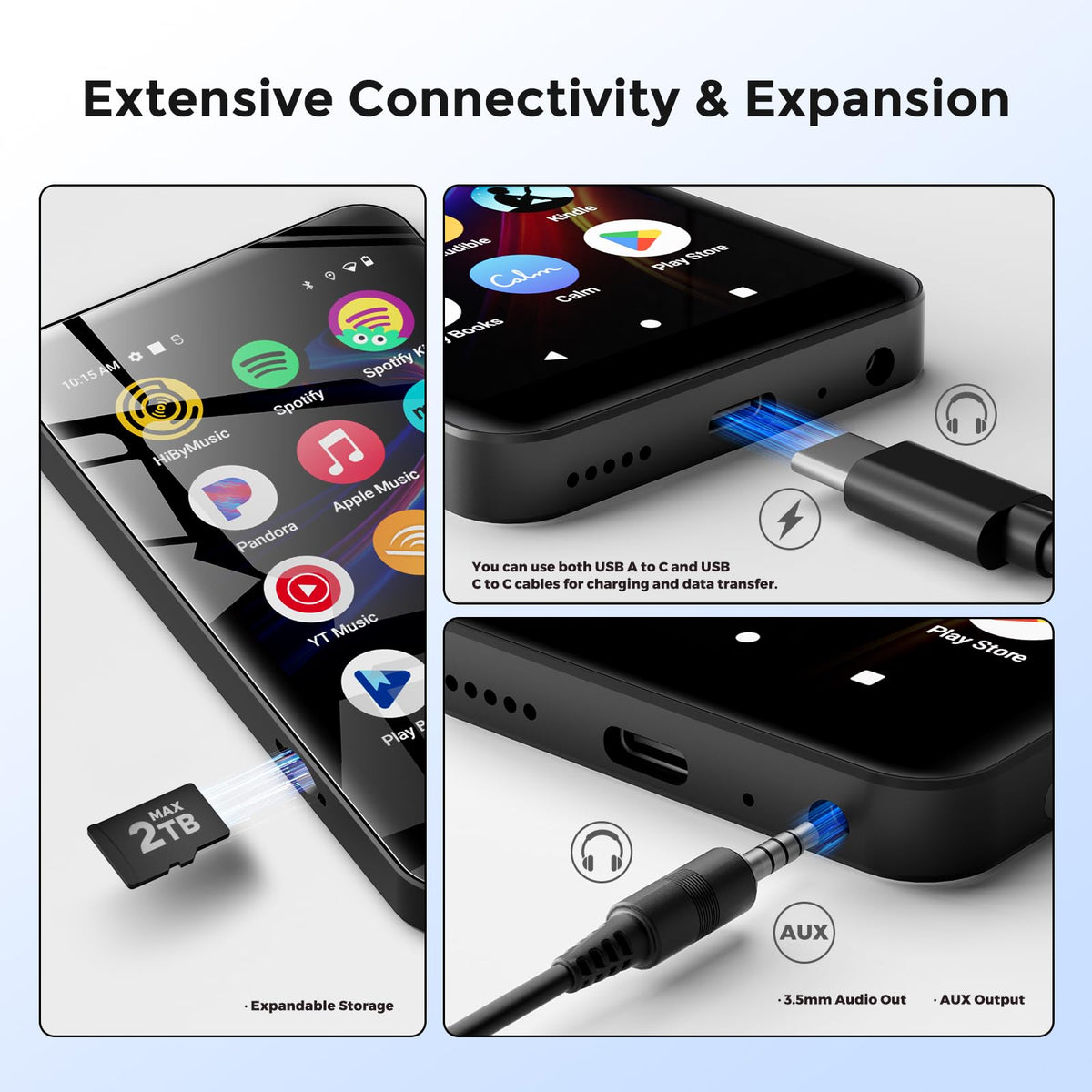 innioasis G5 plays 720p and 1080p videos on a pocket cinema.