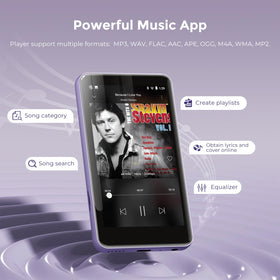 innioasis 80GB mp3 player dual-band wifi for stable streaming
