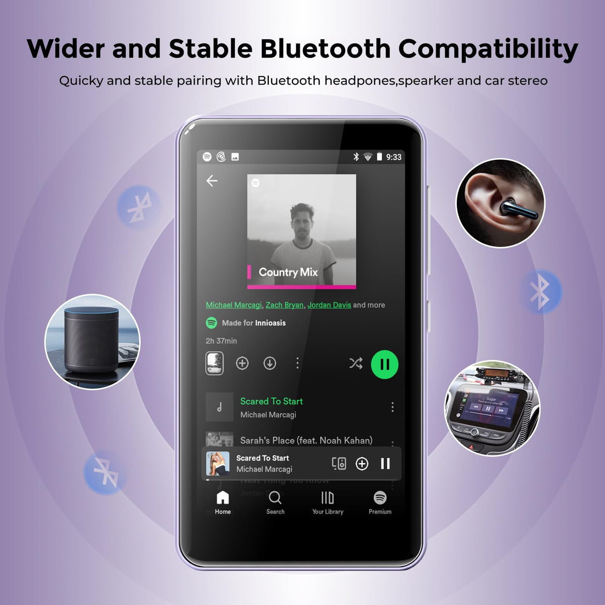 innioasis kids mp3 player parental controls for safe use