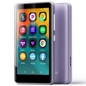 innioasis 80GB kids mp3 player purple with 4-inch screen for easy video playback