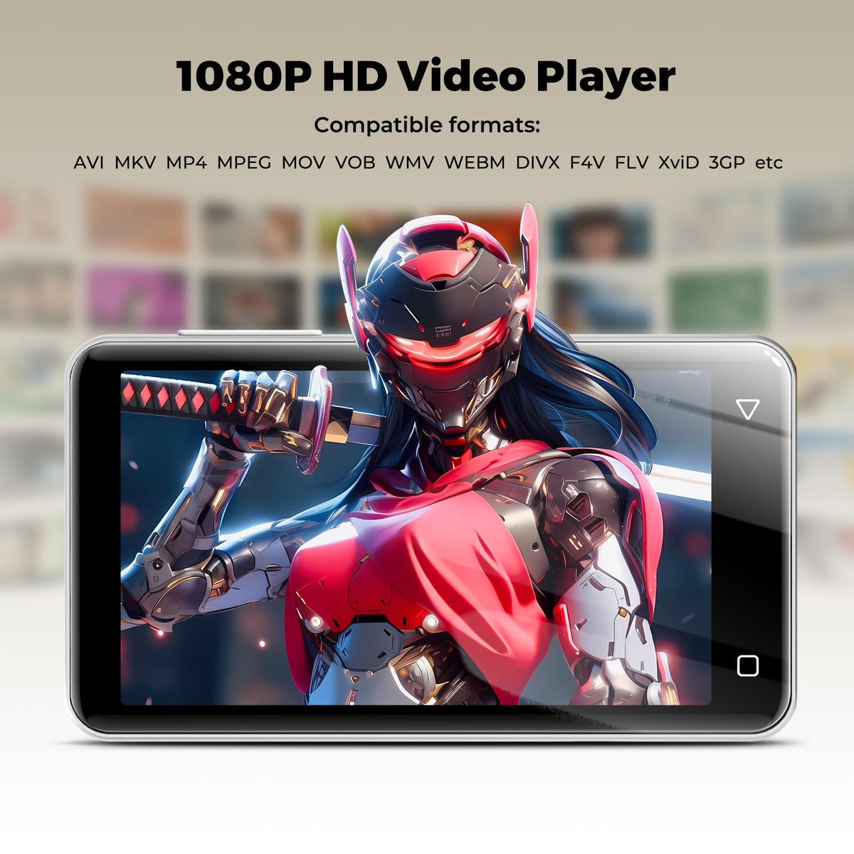 innioasis MP3 Player Bluetooth 4.2 provides stable wireless connections.