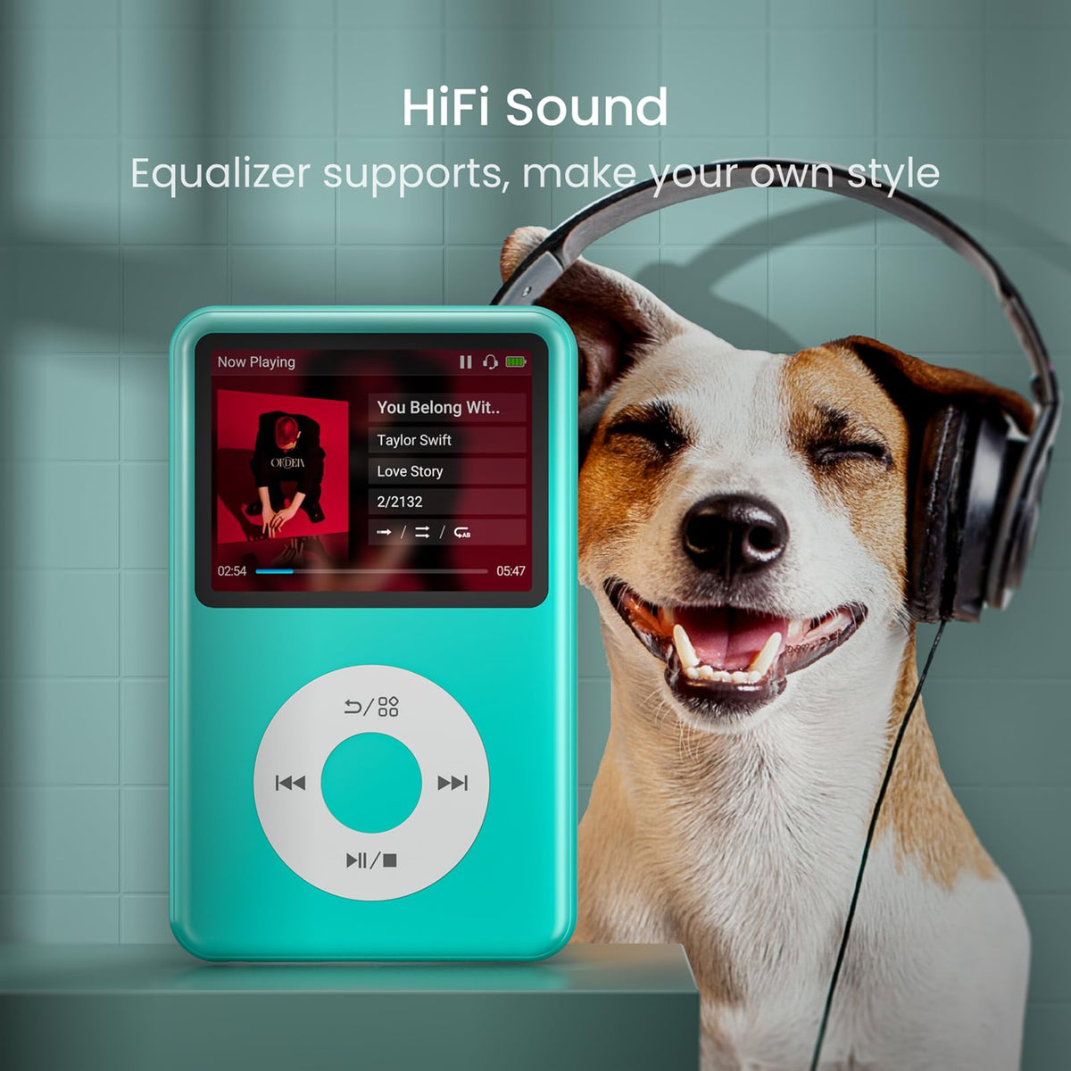 innioasis MP3 Player supports multiple formats for flexible listening
