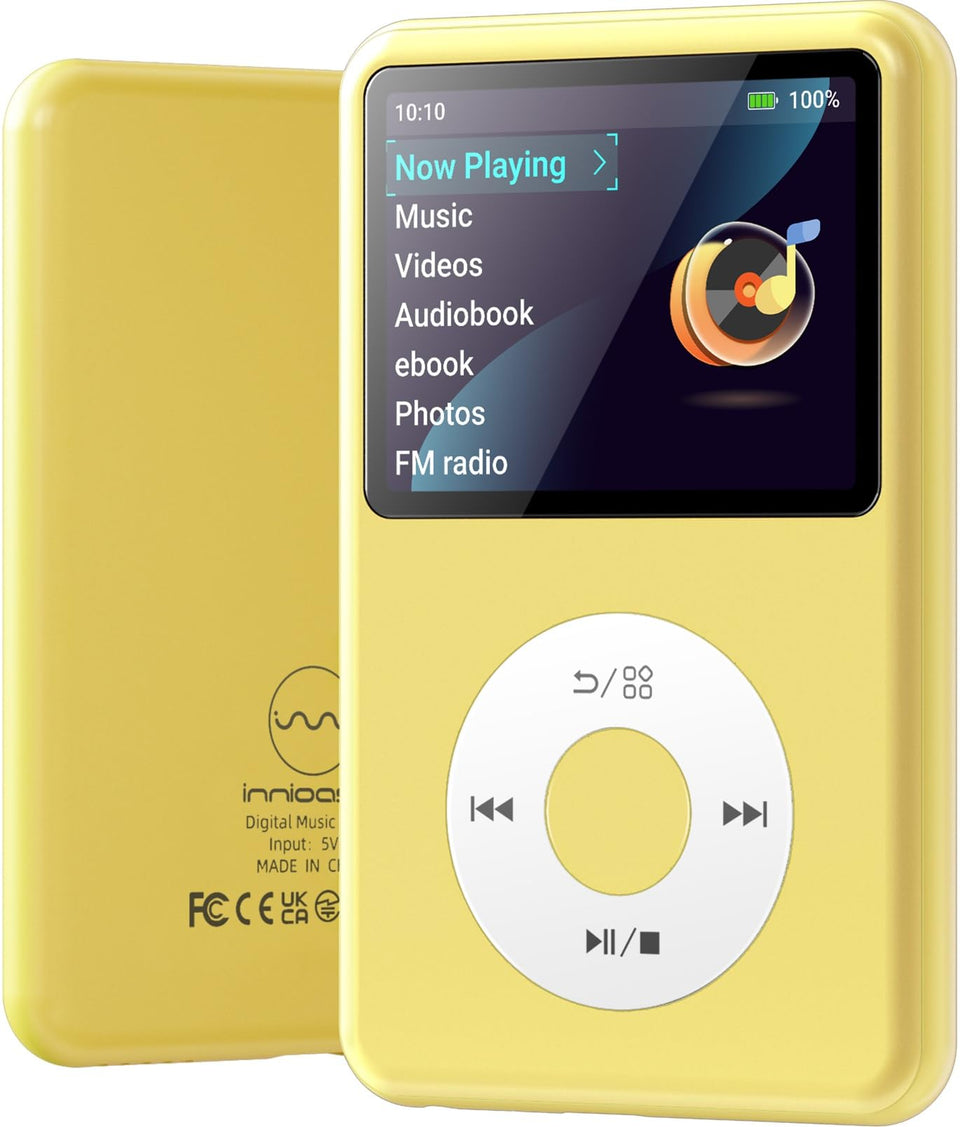 Innioasis Y1 MP3 Player with long battery life for all-day listening