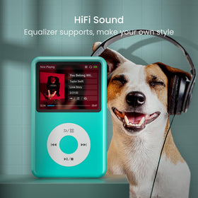 Innioasis Y1 MP3 Player 128GB label shows ample offline storage