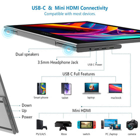 INNOCN monitor 180-degree stand supports flexible viewing angles