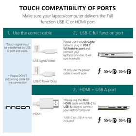 INNOCN monitor anti glare IPS panel reduces reflections for comfortable use