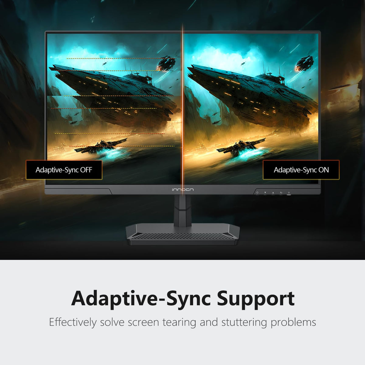 INNOCN 24.5-inch IPS panel delivers wide color for vivid images