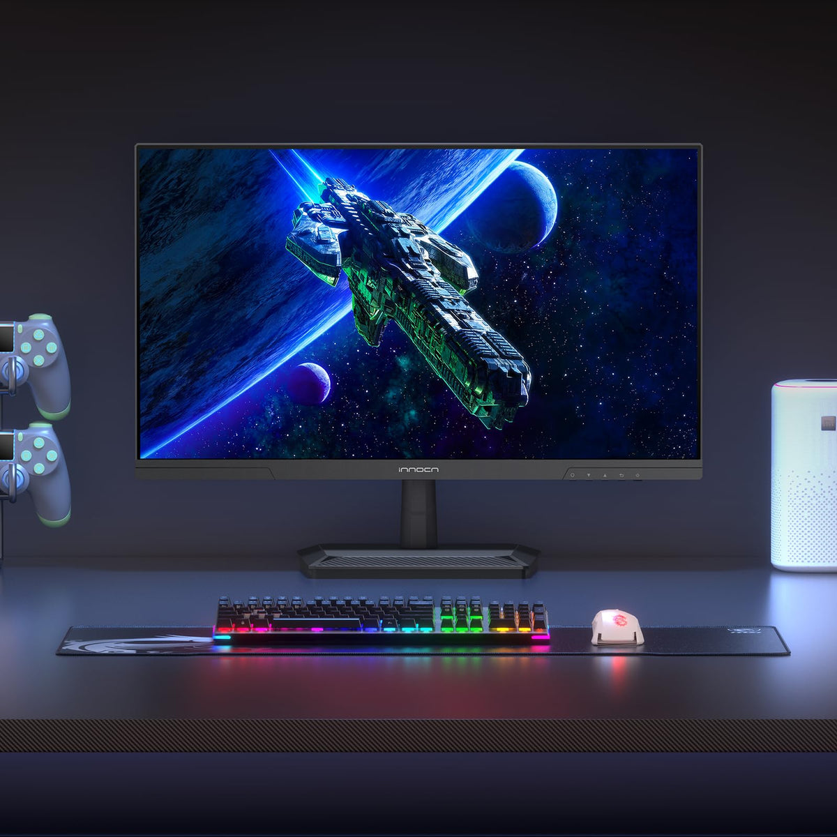 INNOCN 24.5-inch ultra-narrow bezels enable seamless multi-monitor layouts