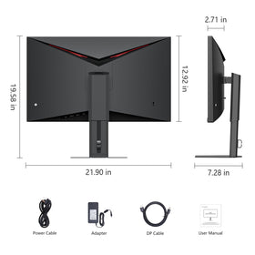 INNOCN 25G2H Plus VESA mount compatibility for flexible mounting