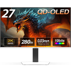 INNOCN 27 inch QD-OLED monitor highlights 280Hz motion for smooth gameplay.