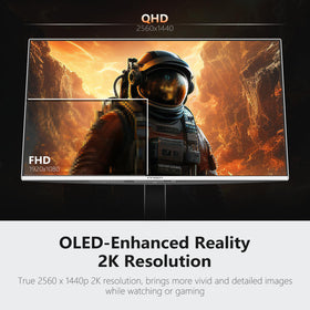 INNOCN HDR400 panel achieves deep blacks and bright highlights.