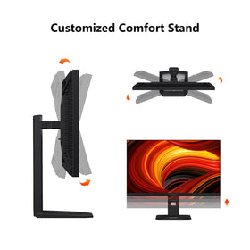 INNOCN 32-inch built-in speakers for convenient on-desk audio