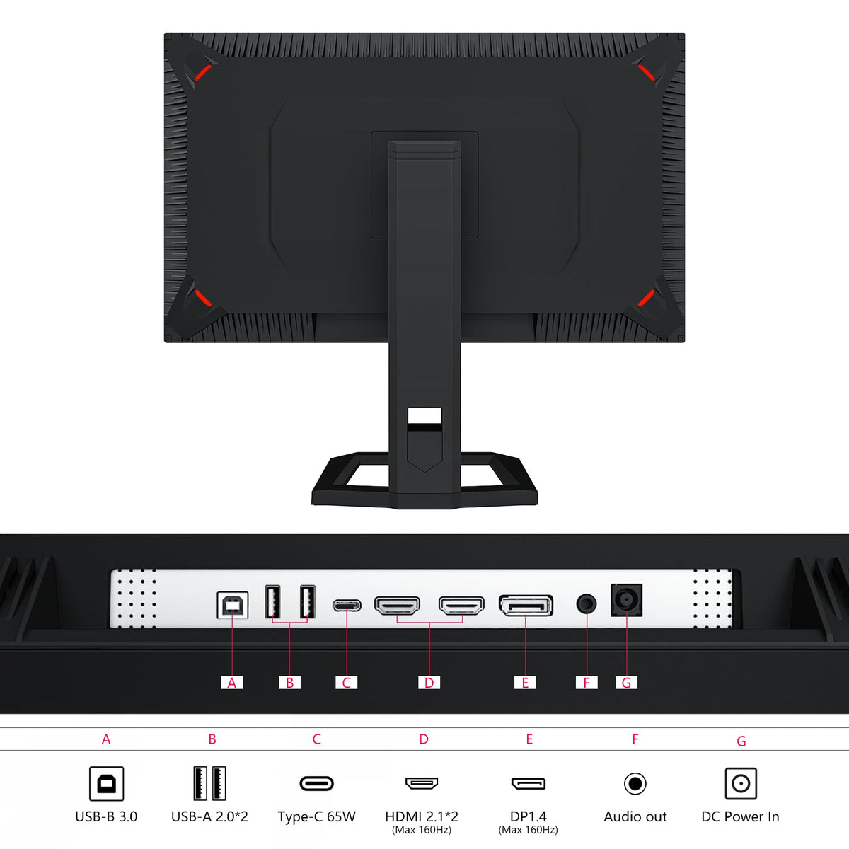 INNOCN 32-inch gaming setup on a clean desk for immersive play