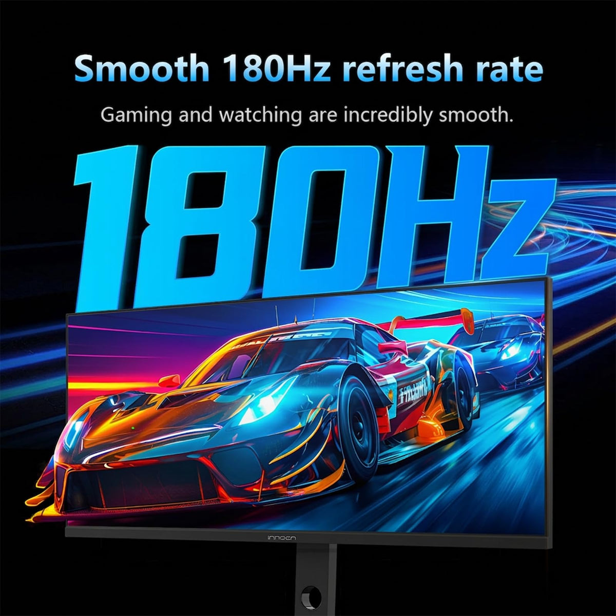 INNOCN 34C1R HDMI DP connectivity supports versatile setup.
