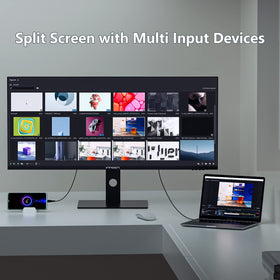 INNOCN 40C1R blue light reduction supports comfortable viewing.