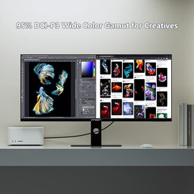 INNOCN 40C1R split-screen PBP/PIP boosts multitasking.