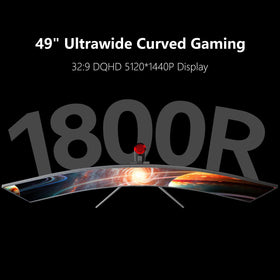 INNOCN 49C1R USB-C 65W PD enables convenient laptop charging and docking.